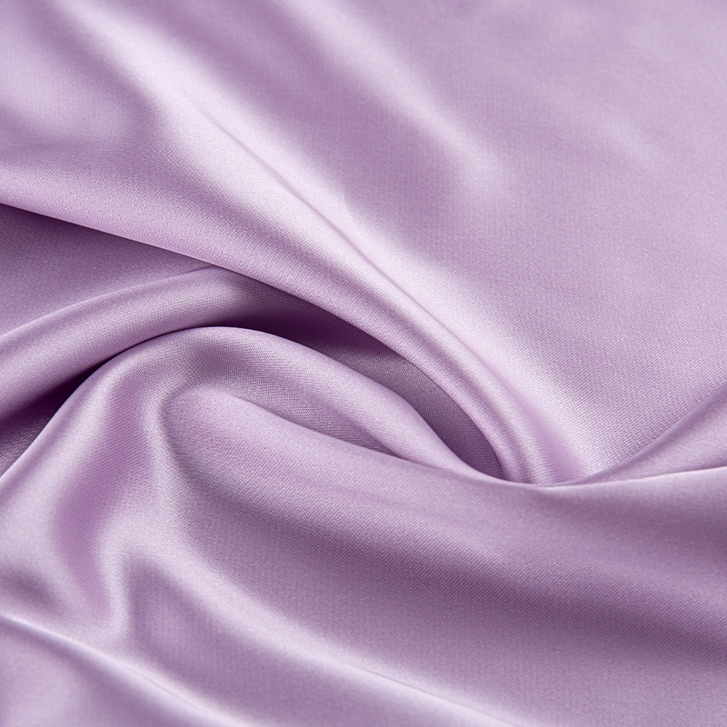 HY323 Purpura fusca 180GSM satin Polyester textura elastica elastica vestis, vestis, summus finis indusia