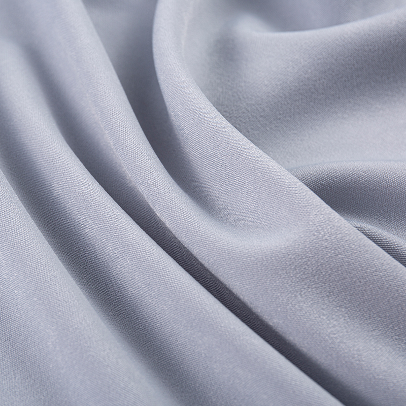 HY275 Gray Polyester-spandex composite silk ice flower velvet fabric