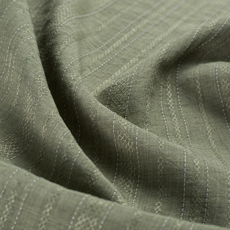 HY557-Rayon 136GSM 99%P 1% Rayon Diamond Alternating Crassitudo Stripe Lyocell Fabric